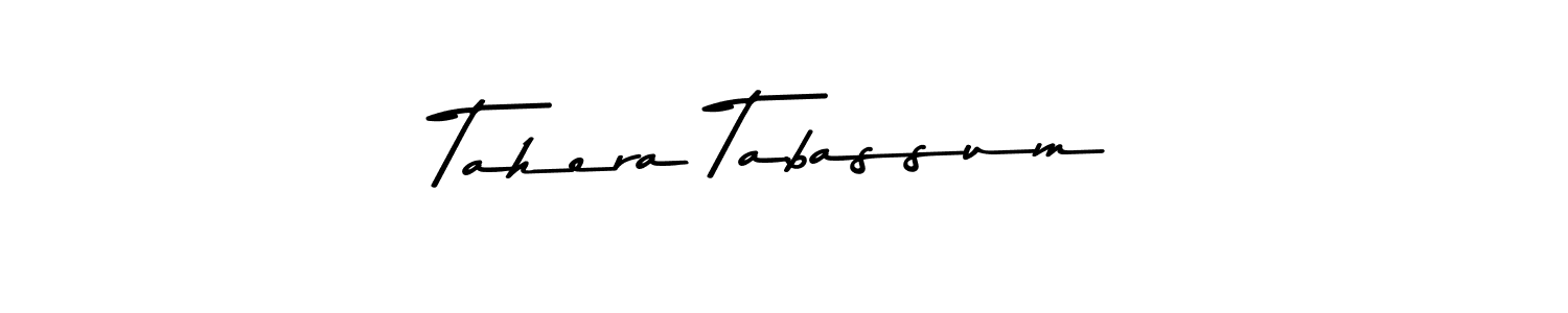 Tahera Tabassum stylish signature style. Best Handwritten Sign (Asem Kandis PERSONAL USE) for my name. Handwritten Signature Collection Ideas for my name Tahera Tabassum. Tahera Tabassum signature style 9 images and pictures png