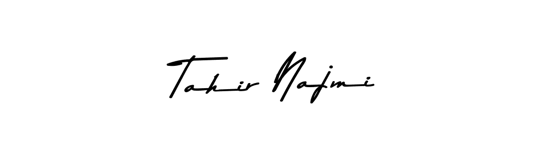 Make a beautiful signature design for name Tahir Najmi. With this signature (Asem Kandis PERSONAL USE) style, you can create a handwritten signature for free. Tahir Najmi signature style 9 images and pictures png