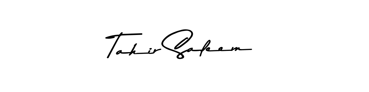 Make a beautiful signature design for name Tahir Saleem. Use this online signature maker to create a handwritten signature for free. Tahir Saleem signature style 9 images and pictures png