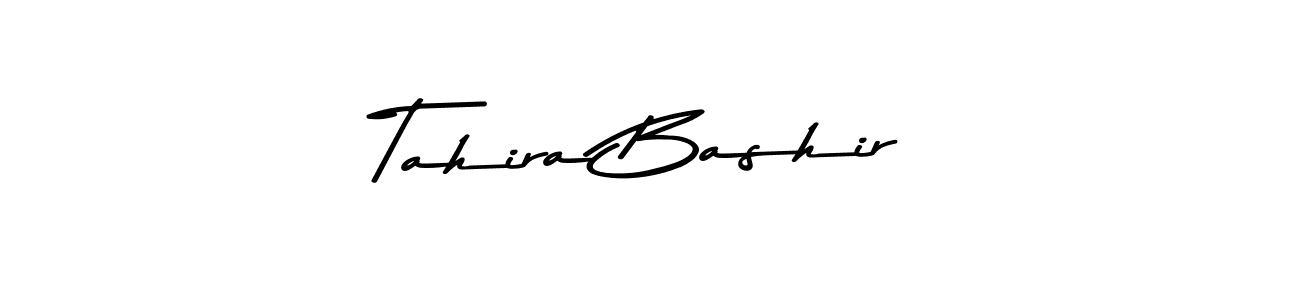 Make a beautiful signature design for name Tahira Bashir. With this signature (Asem Kandis PERSONAL USE) style, you can create a handwritten signature for free. Tahira Bashir signature style 9 images and pictures png