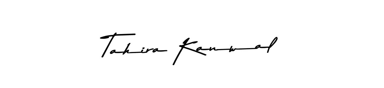 Use a signature maker to create a handwritten signature online. With this signature software, you can design (Asem Kandis PERSONAL USE) your own signature for name Tahira Kanwal. Tahira Kanwal signature style 9 images and pictures png