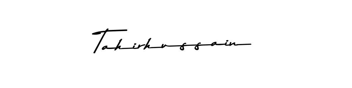 The best way (Asem Kandis PERSONAL USE) to make a short signature is to pick only two or three words in your name. The name Tahirhussain include a total of six letters. For converting this name. Tahirhussain signature style 9 images and pictures png
