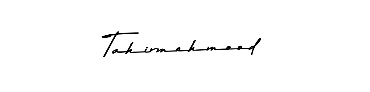 Also we have Tahirmehmood name is the best signature style. Create professional handwritten signature collection using Asem Kandis PERSONAL USE autograph style. Tahirmehmood signature style 9 images and pictures png