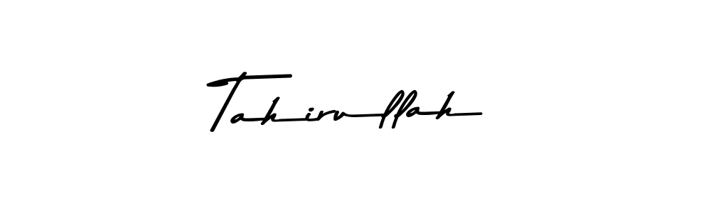 Use a signature maker to create a handwritten signature online. With this signature software, you can design (Asem Kandis PERSONAL USE) your own signature for name Tahirullah. Tahirullah signature style 9 images and pictures png