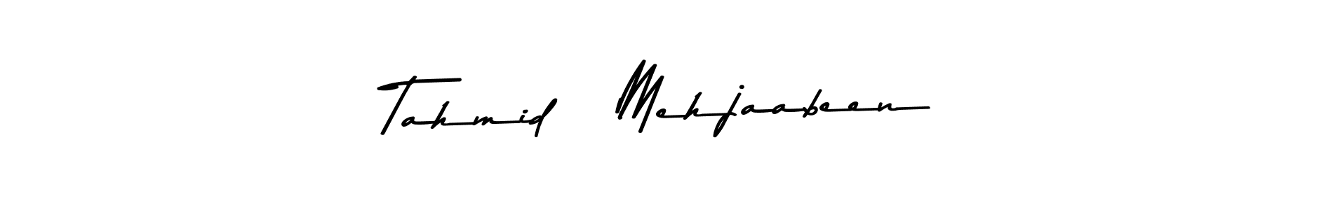 Use a signature maker to create a handwritten signature online. With this signature software, you can design (Asem Kandis PERSONAL USE) your own signature for name Tahmid   Mehjaabeen. Tahmid   Mehjaabeen signature style 9 images and pictures png