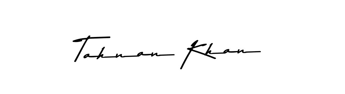 The best way (Asem Kandis PERSONAL USE) to make a short signature is to pick only two or three words in your name. The name Tahnan Khan include a total of six letters. For converting this name. Tahnan Khan signature style 9 images and pictures png