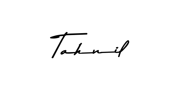 Make a beautiful signature design for name Tahnil. With this signature (Asem Kandis PERSONAL USE) style, you can create a handwritten signature for free. Tahnil signature style 9 images and pictures png