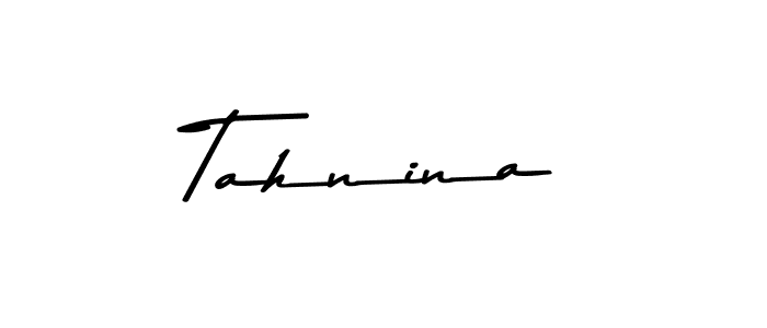 How to make Tahnina signature? Asem Kandis PERSONAL USE is a professional autograph style. Create handwritten signature for Tahnina name. Tahnina signature style 9 images and pictures png