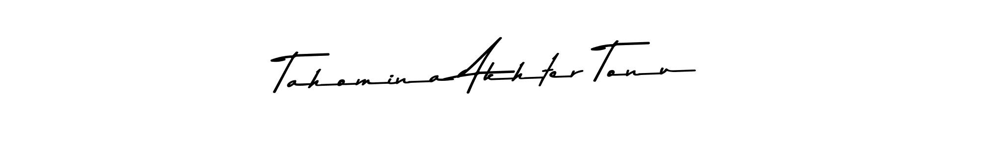 Similarly Asem Kandis PERSONAL USE is the best handwritten signature design. Signature creator online .You can use it as an online autograph creator for name Tahomina Akhter Tonu. Tahomina Akhter Tonu signature style 9 images and pictures png