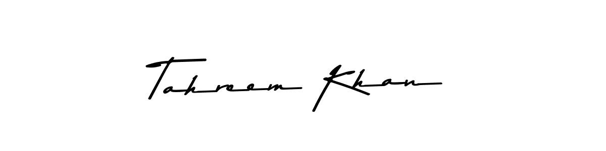 Tahreem Khan stylish signature style. Best Handwritten Sign (Asem Kandis PERSONAL USE) for my name. Handwritten Signature Collection Ideas for my name Tahreem Khan. Tahreem Khan signature style 9 images and pictures png