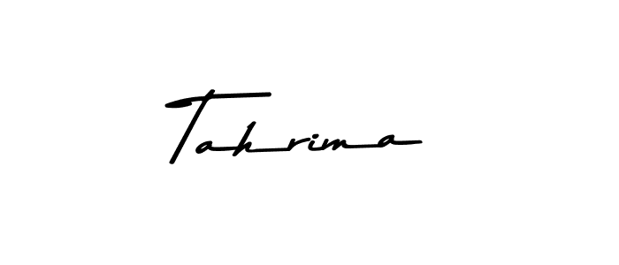 Create a beautiful signature design for name Tahrima. With this signature (Asem Kandis PERSONAL USE) fonts, you can make a handwritten signature for free. Tahrima signature style 9 images and pictures png