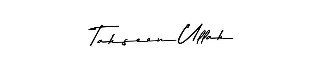 How to make Tahseen Ullah signature? Asem Kandis PERSONAL USE is a professional autograph style. Create handwritten signature for Tahseen Ullah name. Tahseen Ullah signature style 9 images and pictures png