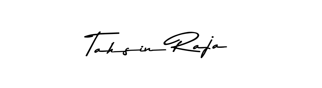 Create a beautiful signature design for name Tahsin Raja. With this signature (Asem Kandis PERSONAL USE) fonts, you can make a handwritten signature for free. Tahsin Raja signature style 9 images and pictures png