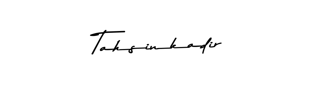 How to Draw Tahsinkadir signature style? Asem Kandis PERSONAL USE is a latest design signature styles for name Tahsinkadir. Tahsinkadir signature style 9 images and pictures png