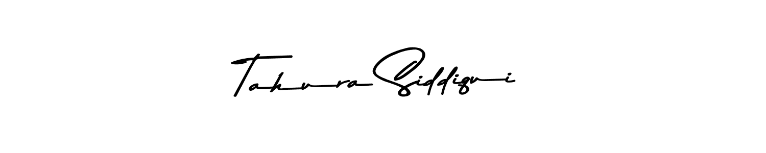 Create a beautiful signature design for name Tahura Siddiqui. With this signature (Asem Kandis PERSONAL USE) fonts, you can make a handwritten signature for free. Tahura Siddiqui signature style 9 images and pictures png