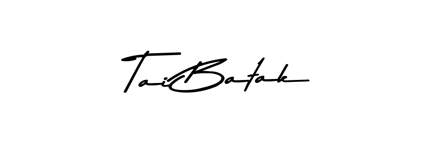Create a beautiful signature design for name Tai Batak. With this signature (Asem Kandis PERSONAL USE) fonts, you can make a handwritten signature for free. Tai Batak signature style 9 images and pictures png