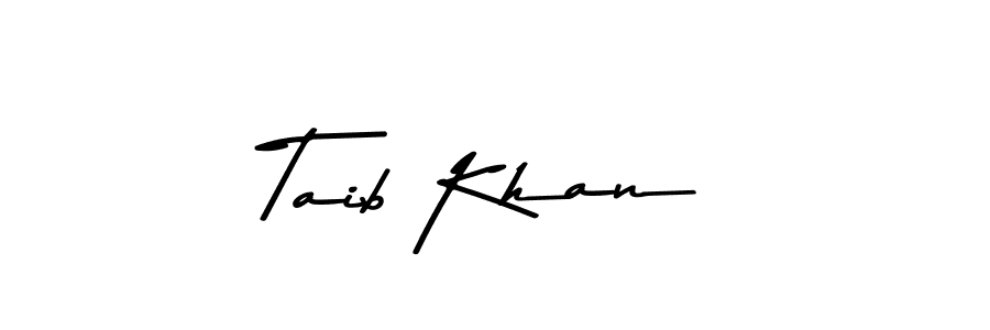 Use a signature maker to create a handwritten signature online. With this signature software, you can design (Asem Kandis PERSONAL USE) your own signature for name Taib Khan. Taib Khan signature style 9 images and pictures png