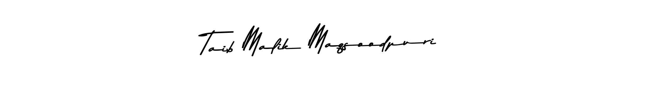 Design your own signature with our free online signature maker. With this signature software, you can create a handwritten (Asem Kandis PERSONAL USE) signature for name Taib Malik Maqsoodpuri. Taib Malik Maqsoodpuri signature style 9 images and pictures png