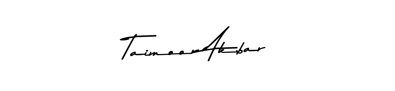 Taimoor Akbar stylish signature style. Best Handwritten Sign (Asem Kandis PERSONAL USE) for my name. Handwritten Signature Collection Ideas for my name Taimoor Akbar. Taimoor Akbar signature style 9 images and pictures png