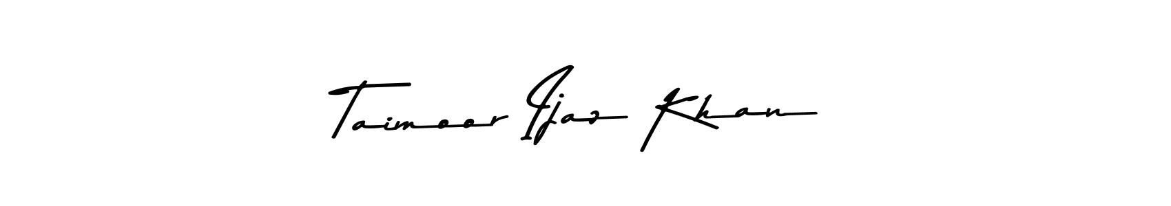 Taimoor Ijaz Khan stylish signature style. Best Handwritten Sign (Asem Kandis PERSONAL USE) for my name. Handwritten Signature Collection Ideas for my name Taimoor Ijaz Khan. Taimoor Ijaz Khan signature style 9 images and pictures png