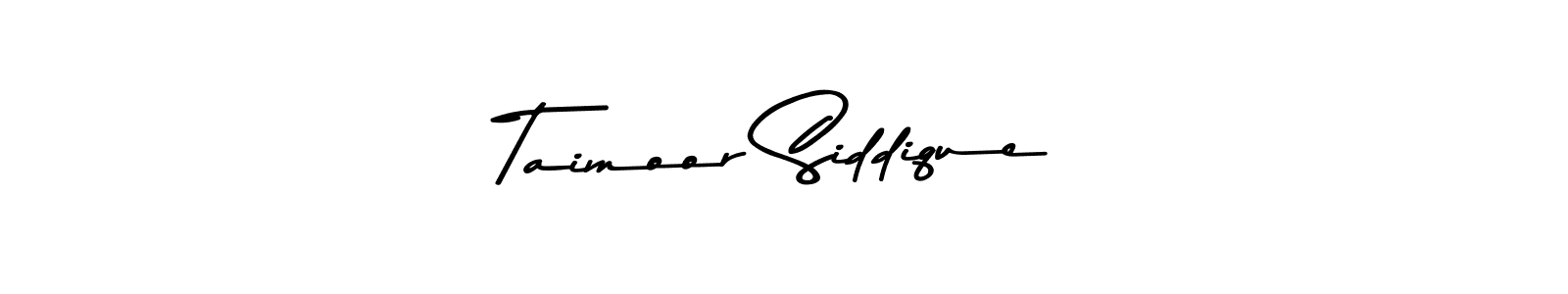 Create a beautiful signature design for name Taimoor Siddique. With this signature (Asem Kandis PERSONAL USE) fonts, you can make a handwritten signature for free. Taimoor Siddique signature style 9 images and pictures png