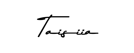 Express your personality with a custom Taisiia signature crafted with Asem Kandis PERSONAL USE typography. Free transparent PNG download available. Taisiia signature style 9 images and pictures png