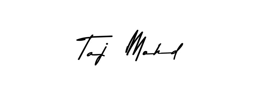 Similarly Asem Kandis PERSONAL USE is the best handwritten signature design. Signature creator online .You can use it as an online autograph creator for name Taj  Mohd. Taj  Mohd signature style 9 images and pictures png