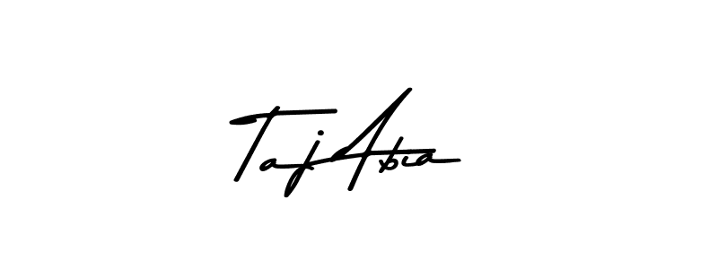 Create a beautiful signature design for name Taj Abia. With this signature (Asem Kandis PERSONAL USE) fonts, you can make a handwritten signature for free. Taj Abia signature style 9 images and pictures png