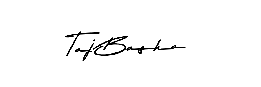 Design your own signature with our free online signature maker. With this signature software, you can create a handwritten (Asem Kandis PERSONAL USE) signature for name Taj Basha. Taj Basha signature style 9 images and pictures png