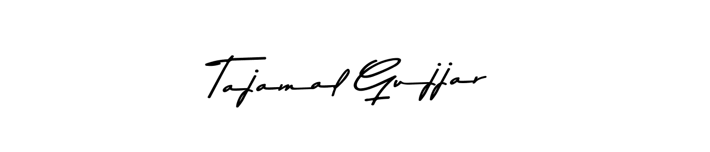 Make a beautiful signature design for name Tajamal Gujjar. With this signature (Asem Kandis PERSONAL USE) style, you can create a handwritten signature for free. Tajamal Gujjar signature style 9 images and pictures png