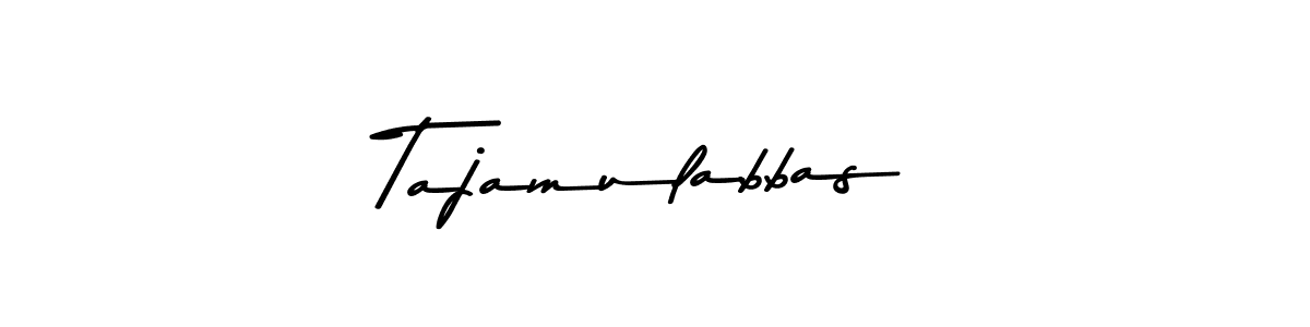Tajamulabbas stylish signature style. Best Handwritten Sign (Asem Kandis PERSONAL USE) for my name. Handwritten Signature Collection Ideas for my name Tajamulabbas. Tajamulabbas signature style 9 images and pictures png