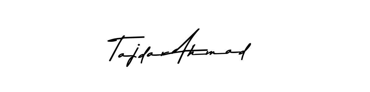 Make a beautiful signature design for name Tajdar Ahmad. Use this online signature maker to create a handwritten signature for free. Tajdar Ahmad signature style 9 images and pictures png