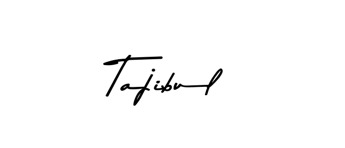 How to make Tajibul name signature. Use Asem Kandis PERSONAL USE style for creating short signs online. This is the latest handwritten sign. Tajibul signature style 9 images and pictures png