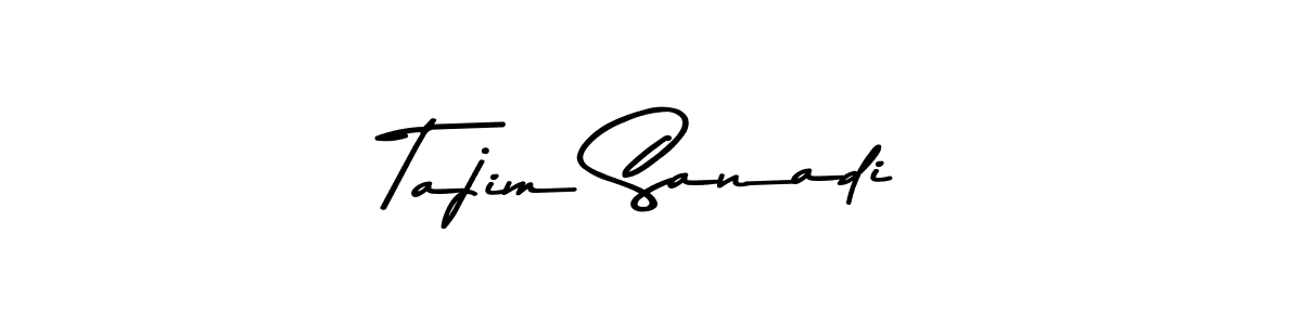 The best way (Asem Kandis PERSONAL USE) to make a short signature is to pick only two or three words in your name. The name Tajim Sanadi include a total of six letters. For converting this name. Tajim Sanadi signature style 9 images and pictures png