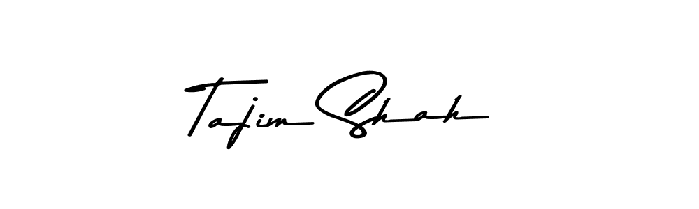 Tajim Shah stylish signature style. Best Handwritten Sign (Asem Kandis PERSONAL USE) for my name. Handwritten Signature Collection Ideas for my name Tajim Shah. Tajim Shah signature style 9 images and pictures png