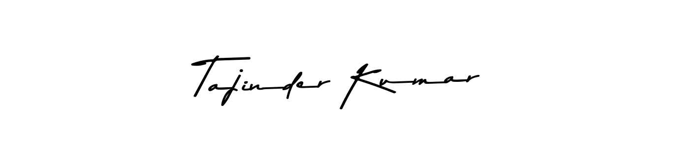 Use a signature maker to create a handwritten signature online. With this signature software, you can design (Asem Kandis PERSONAL USE) your own signature for name Tajinder Kumar. Tajinder Kumar signature style 9 images and pictures png
