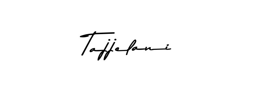 Tajjelani stylish signature style. Best Handwritten Sign (Asem Kandis PERSONAL USE) for my name. Handwritten Signature Collection Ideas for my name Tajjelani. Tajjelani signature style 9 images and pictures png