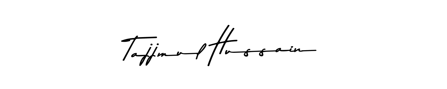 This is the best signature style for the Tajjmul Hussain name. Also you like these signature font (Asem Kandis PERSONAL USE). Mix name signature. Tajjmul Hussain signature style 9 images and pictures png