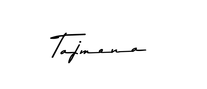 Use a signature maker to create a handwritten signature online. With this signature software, you can design (Asem Kandis PERSONAL USE) your own signature for name Tajmena. Tajmena signature style 9 images and pictures png