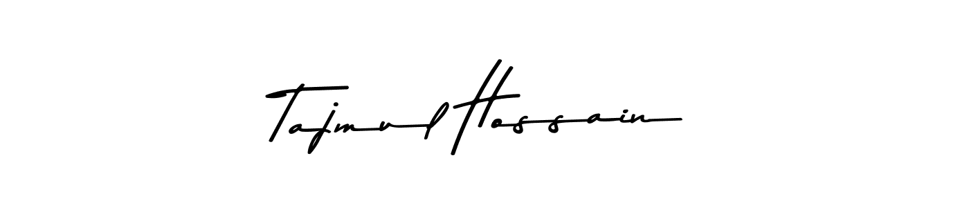 Use a signature maker to create a handwritten signature online. With this signature software, you can design (Asem Kandis PERSONAL USE) your own signature for name Tajmul Hossain. Tajmul Hossain signature style 9 images and pictures png