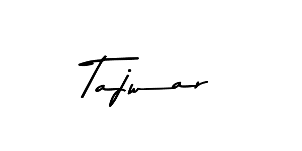 Create a beautiful signature design for name Tajwar. With this signature (Asem Kandis PERSONAL USE) fonts, you can make a handwritten signature for free. Tajwar signature style 9 images and pictures png