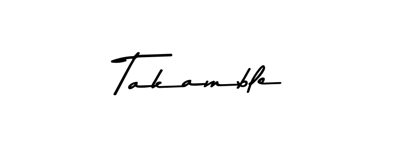 if you are searching for the best signature style for your name Takamble. so please give up your signature search. here we have designed multiple signature styles  using Asem Kandis PERSONAL USE. Takamble signature style 9 images and pictures png