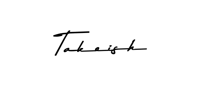 Also You can easily find your signature by using the search form. We will create Takeish name handwritten signature images for you free of cost using Asem Kandis PERSONAL USE sign style. Takeish signature style 9 images and pictures png