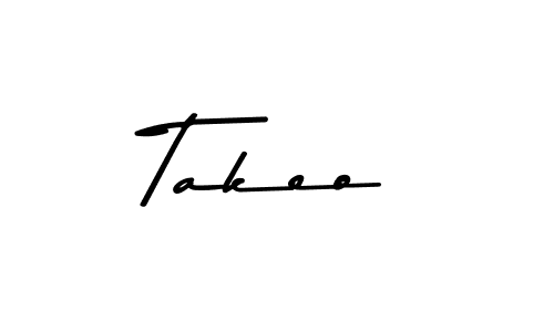 Also we have Takeo name is the best signature style. Create professional handwritten signature collection using Asem Kandis PERSONAL USE autograph style. Takeo signature style 9 images and pictures png