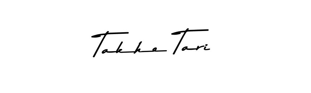 You should practise on your own different ways (Asem Kandis PERSONAL USE) to write your name (Takhe Tari) in signature. don't let someone else do it for you. Takhe Tari signature style 9 images and pictures png