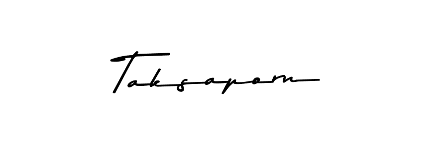 The best way (Asem Kandis PERSONAL USE) to make a short signature is to pick only two or three words in your name. The name Taksaporn include a total of six letters. For converting this name. Taksaporn signature style 9 images and pictures png