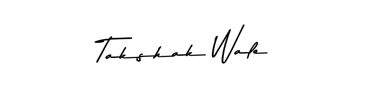 Make a beautiful signature design for name Takshak Wale. Use this online signature maker to create a handwritten signature for free. Takshak Wale signature style 9 images and pictures png