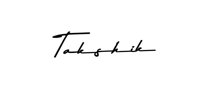 The best way (Asem Kandis PERSONAL USE) to make a short signature is to pick only two or three words in your name. The name Takshik include a total of six letters. For converting this name. Takshik signature style 9 images and pictures png