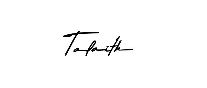 Similarly Asem Kandis PERSONAL USE is the best handwritten signature design. Signature creator online .You can use it as an online autograph creator for name Talaith. Talaith signature style 9 images and pictures png