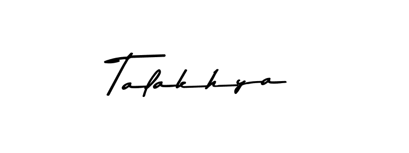 Create a beautiful signature design for name Talakhya. With this signature (Asem Kandis PERSONAL USE) fonts, you can make a handwritten signature for free. Talakhya signature style 9 images and pictures png